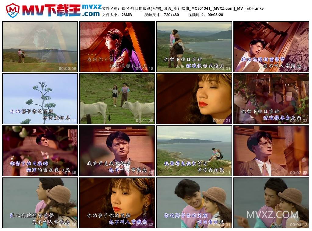 佚名-往日的痕迹(人物)_国语_流行歌曲_MC301341